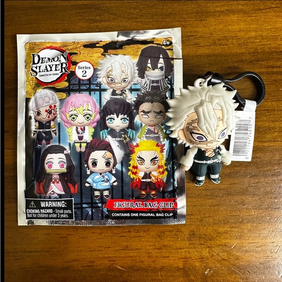 Demon Slayer Figural Bag Clip Keychain - Picture 2 of 4